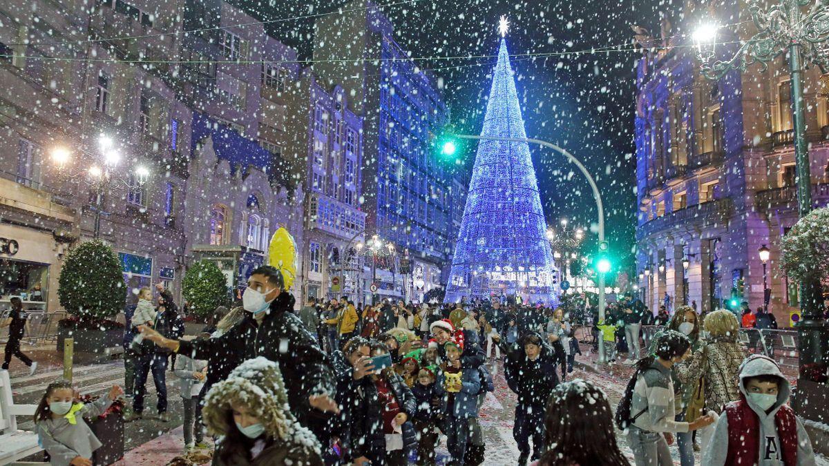 Navidad nevada en España,